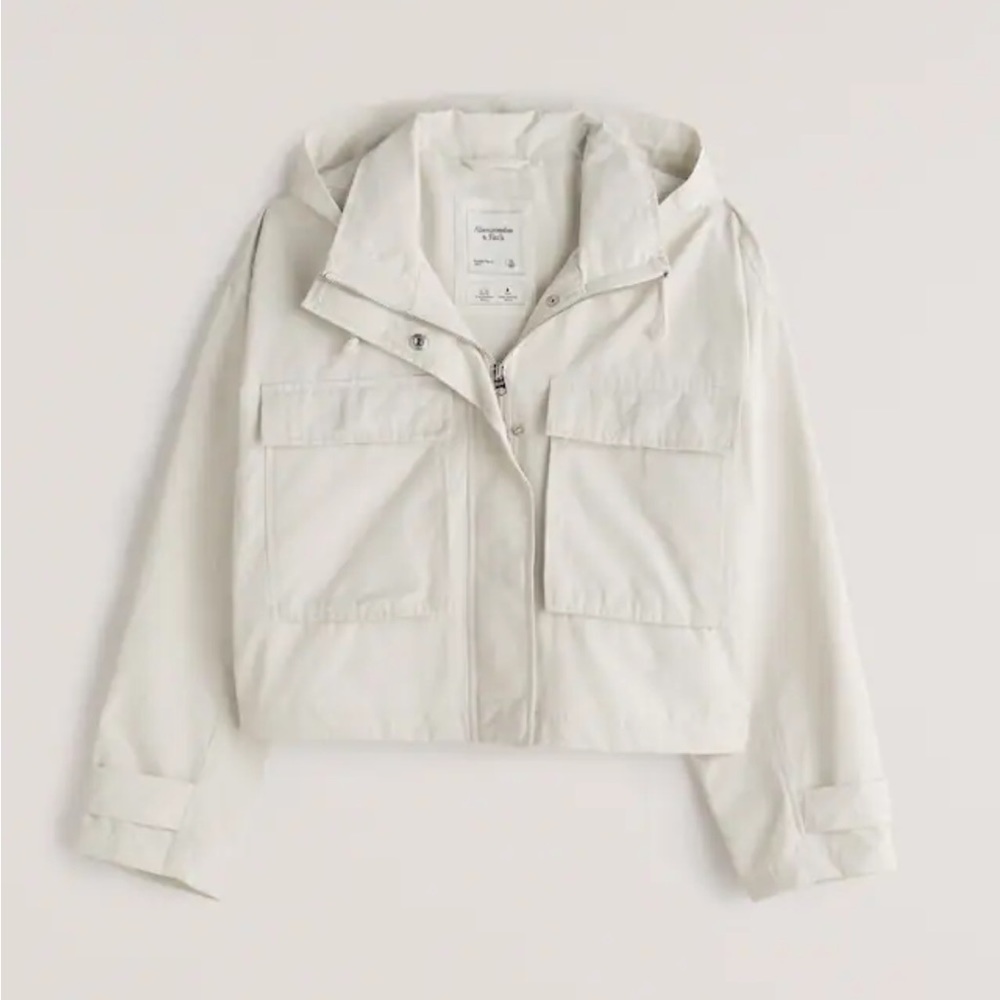 Abercrombie hooded utility jacket